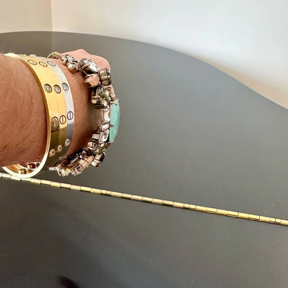 NWT Vintage RARE luxury J. Crew Art Deco Inspired Crystal Statement Bracelet - Picture 17 of 17